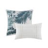 5 Piece Cotton Duvet Cover Set with Throw Pillow