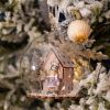 Christmas Microlandscape Glass Ball Lob Ball Christmas Tree Decorations Light Up Ball Christmas Decorative Lights LED Lights