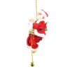 Electric Climbing Ladder Santa Claus Music Doll Christmas Ornament Decoration For Home Christmas Tree Hanging Decor NewYear Gift