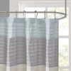 Faux Silk Shower Curtain