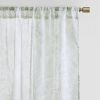 Botanical Printed Texture Sheer Window Pair