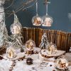 Christmas Microlandscape Glass Ball Lob Ball Christmas Tree Decorations Light Up Ball Christmas Decorative Lights LED Lights