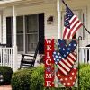 4th Of July Patriotism Linen Double Sided Garden Flag (12''x18''); Home Decor; Anniversary Independence Day Outdoor Decor; Yard Decor; Garden Decorati