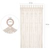 Boho Macrame Curtain for Window Doorway Room Divider Large Long Macrame Wall Hanging Bohemian Home Wedding Decor