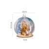 Christmas Microlandscape Glass Ball Lob Ball Christmas Tree Decorations Light Up Ball Christmas Decorative Lights LED Lights