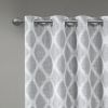 Printed Ikat Blackout Patio Curtain