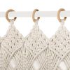 Boho Macrame Curtain for Window Doorway Room Divider Large Long Macrame Wall Hanging Bohemian Home Wedding Decor