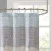 Faux Silk Shower Curtain