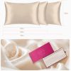 Silk Pillowcase for Hair and Skin 1 Pack, 100% Mulberry Silk & Natural Wood Pulp Fiber Double-Sided Design, Silk Pillow Covers with Hidden Zipper (que