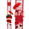 Electric Climbing Ladder Santa Claus Music Doll Christmas Ornament Decoration For Home Christmas Tree Hanging Decor NewYear Gift