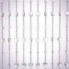 Crystal Beaded Curtain Acrylic Hanging Door Beads String Curtain for Doorway Party Wedding Decor 35.5 x 79 Inces