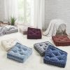 Poly Chenille Square Floor Pillow Cushion