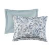 5 Piece Seersucker Comforter Set with Throw Pillows